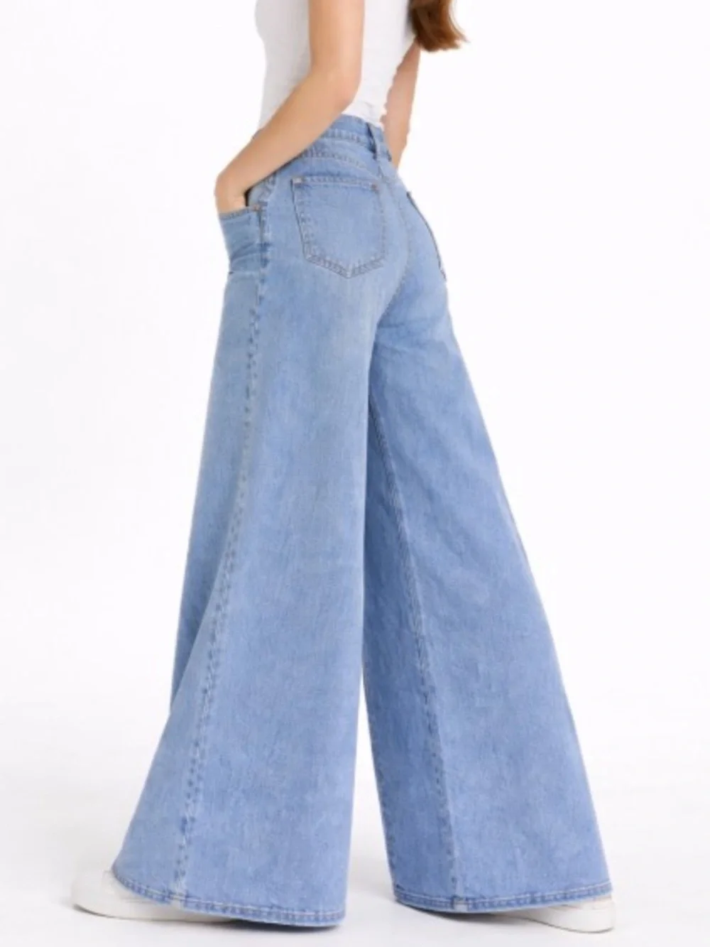 ShopEvelynne Light Blue Flare Jeans